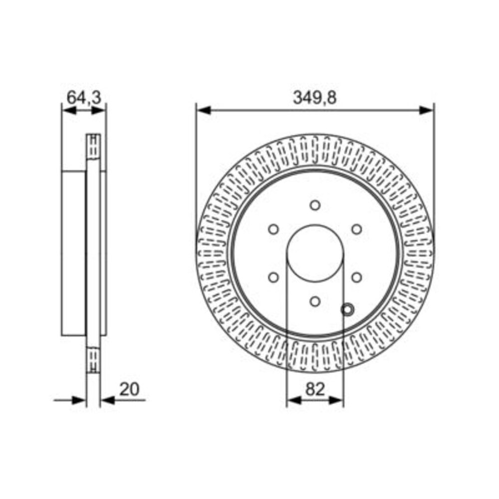 Image for Bosch Brake disc