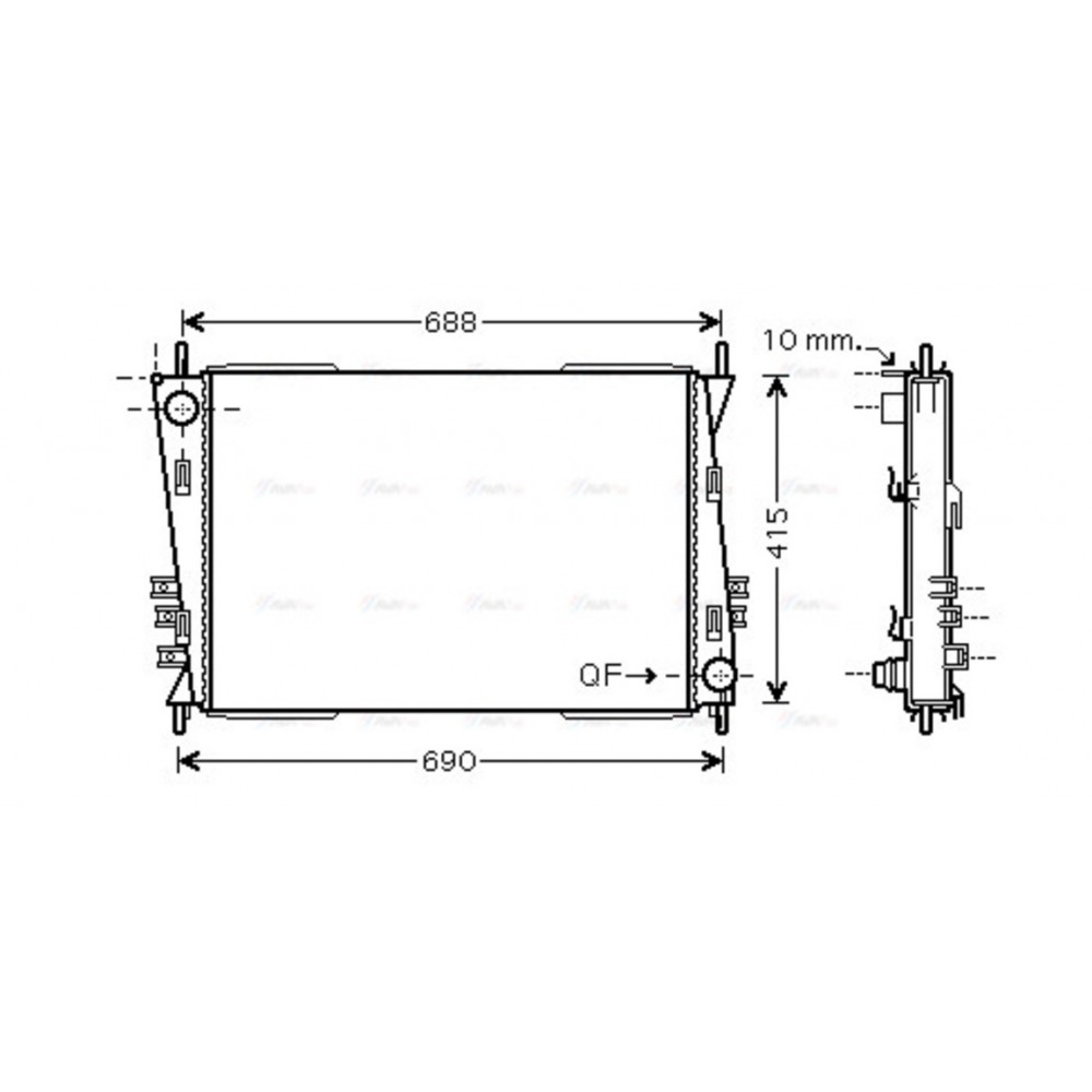 Image for AVA Cooling - Radiator