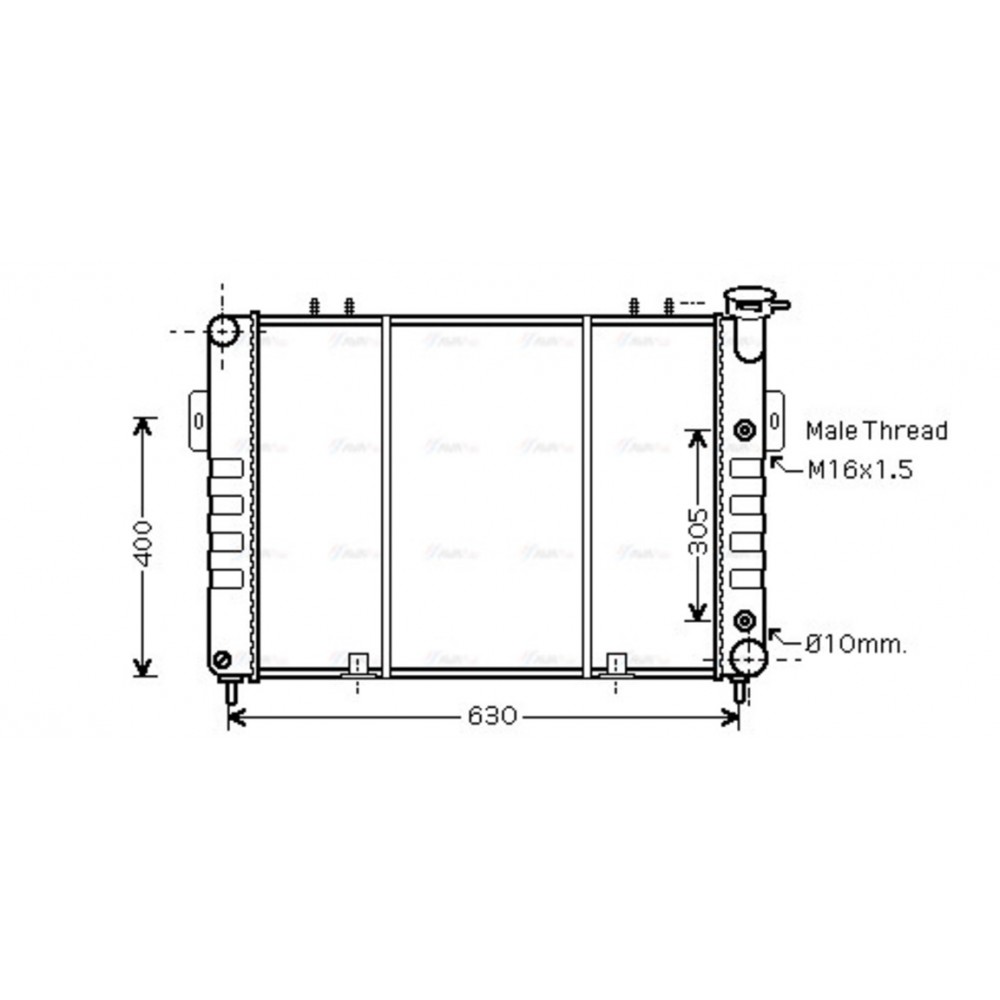 Image for AVA Cooling - Radiator