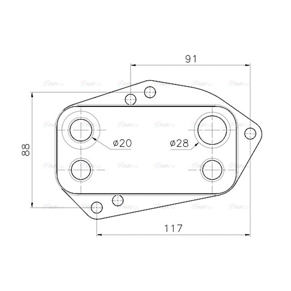 Image for AVA Cooling - Oil Cooler