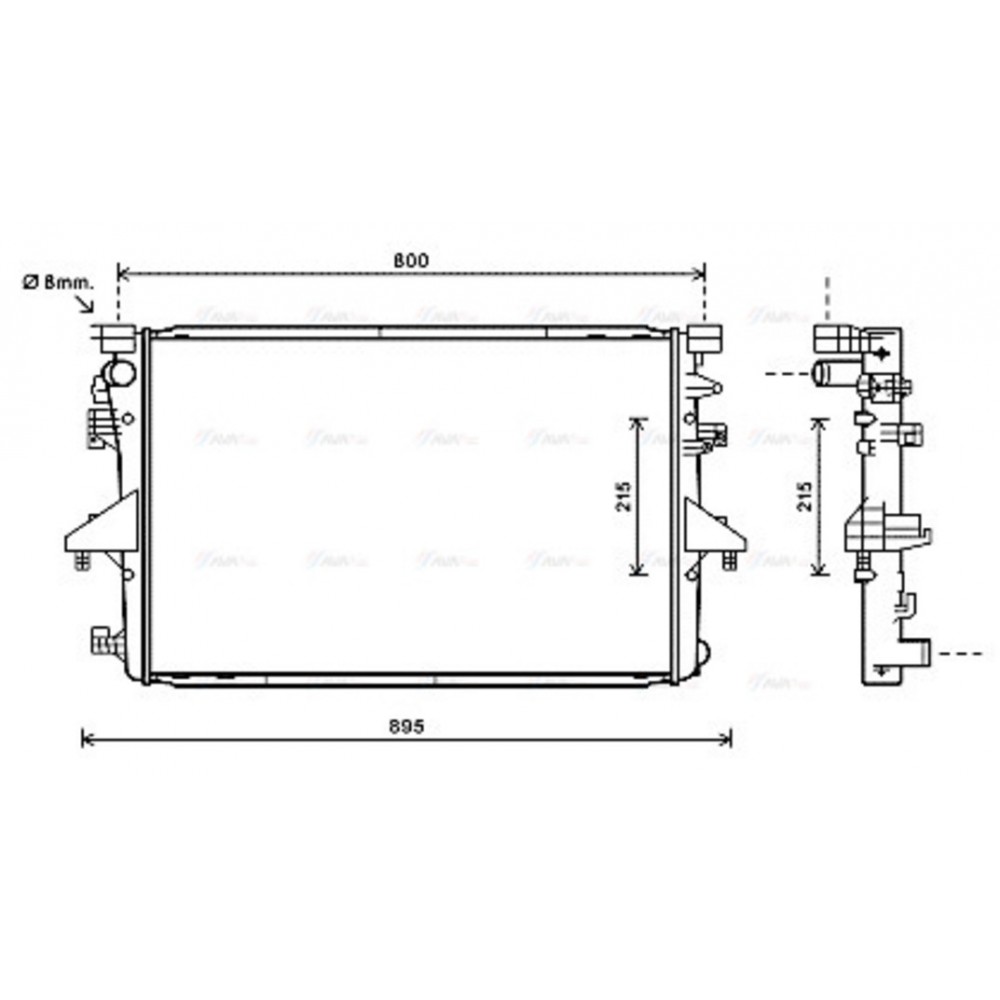 Image for AVA Cooling - Radiator