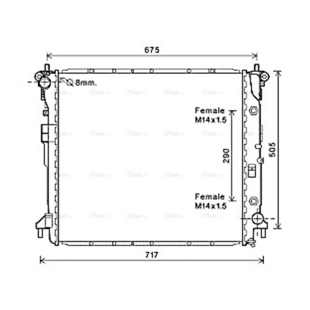 Image for AVA Cooling - Radiator