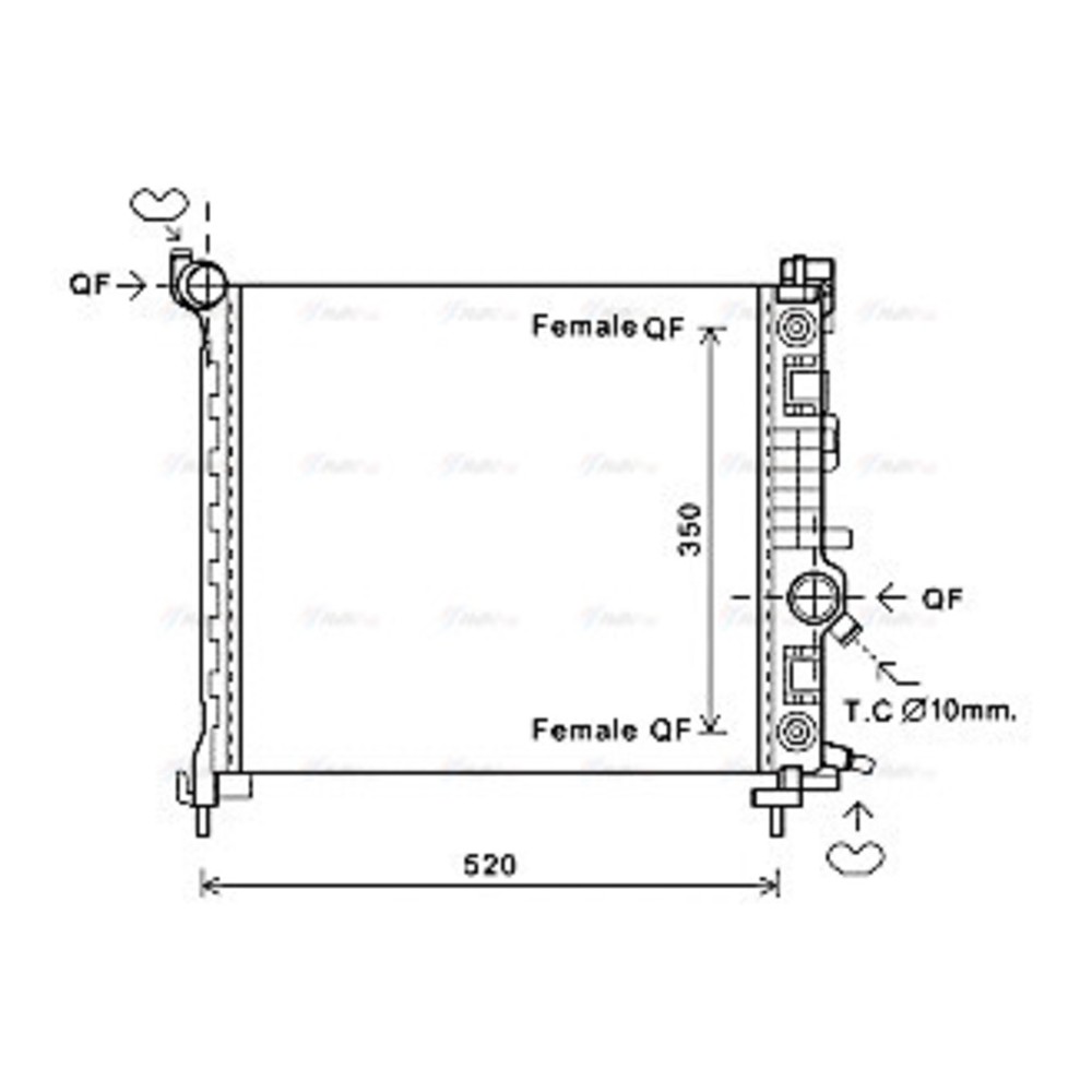 Image for AVA Cooling - Radiator