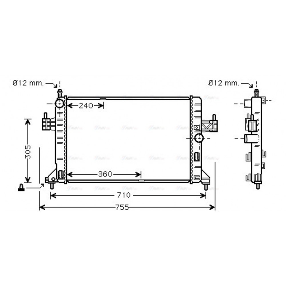 Image for AVA Cooling - Radiator