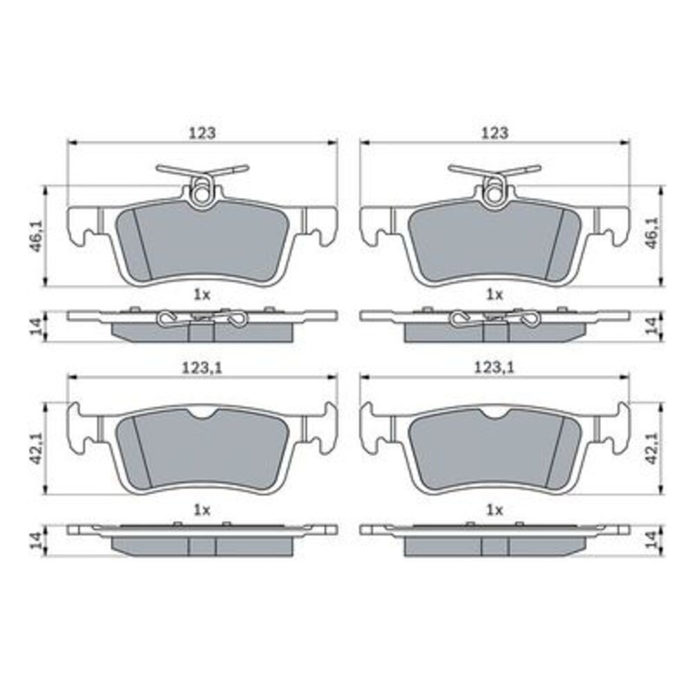 Image for Bosch Brake lining BP2489