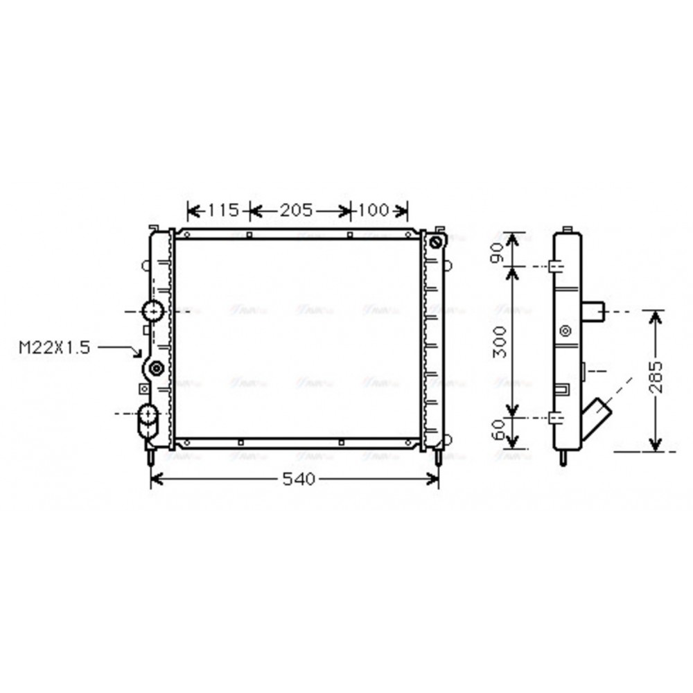 Image for AVA Cooling - Radiator