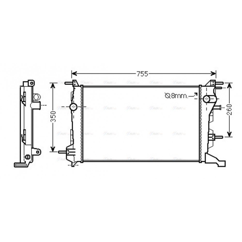 Image for AVA Cooling - Radiator