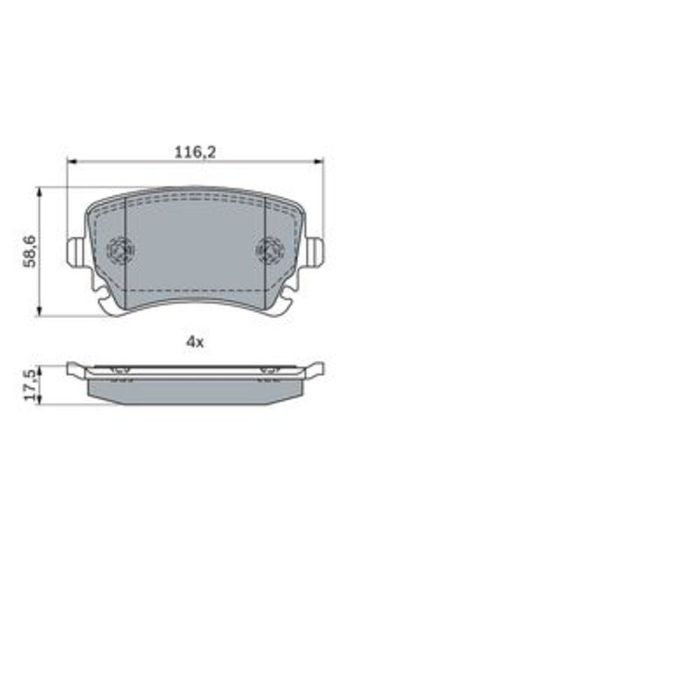 Image for Bosch Brake lining BP2279