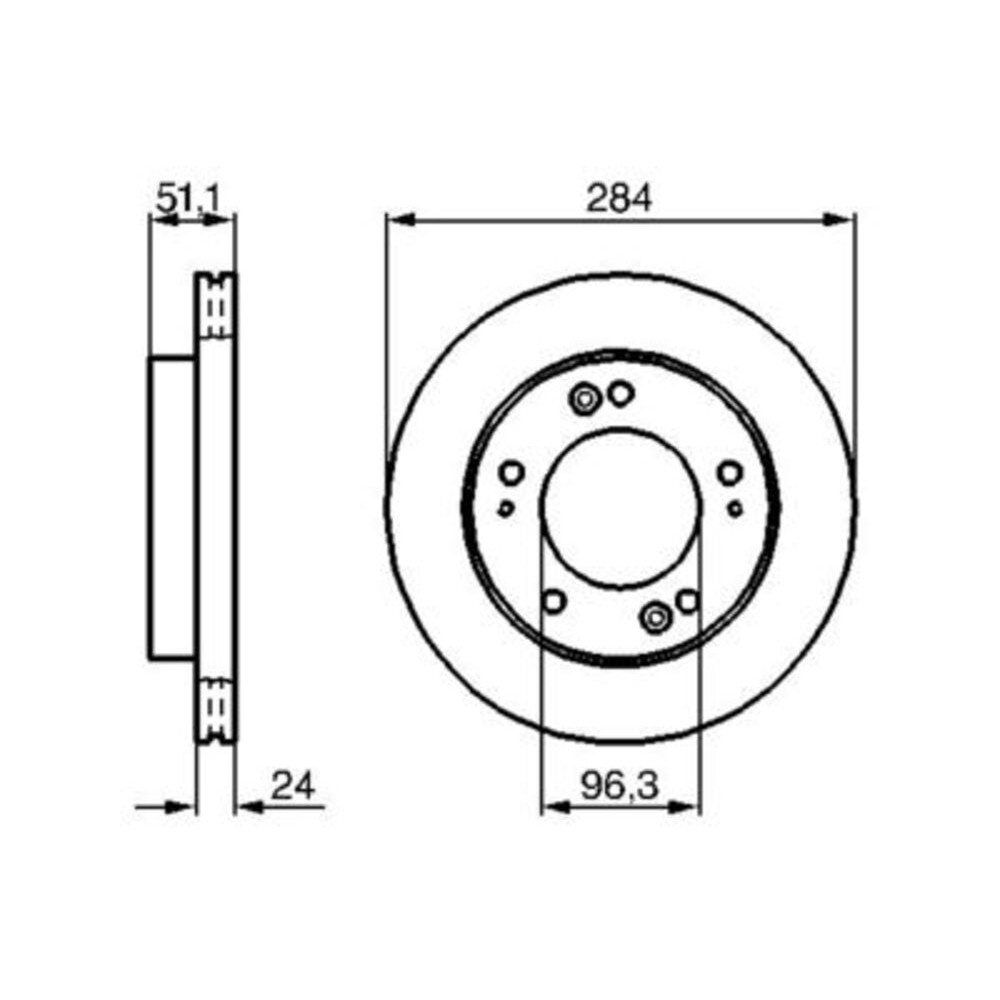 Image for Bosch Brake disc BD911