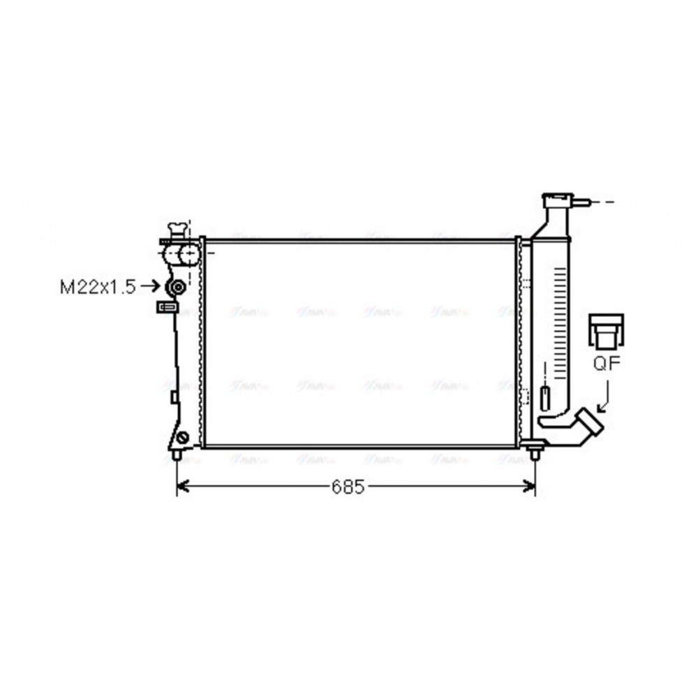 Image for AVA Cooling - Radiator